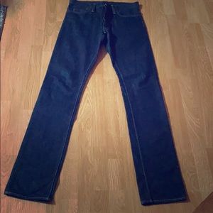 Men’s Skull Jeans in dark blue.  Size 31x34